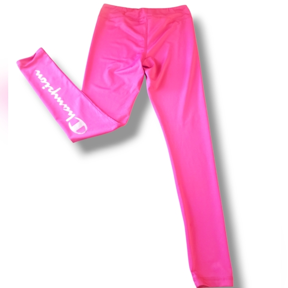Girls size large Champion Leggings , new without tag, bright pink leggings - Picture 4 of 8